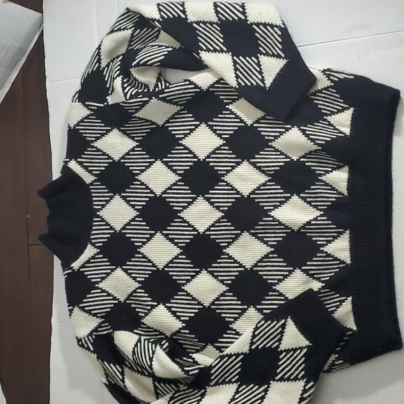 Vintage Sweater 90s Alfred Dunner Shoulder Pads M - Picture 3 of 9